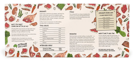 Leading Raw Food for Senior Dogs