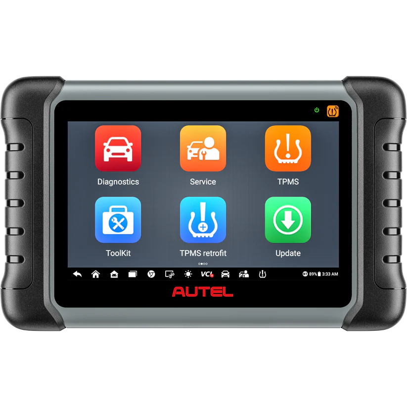 Autel MaxiCOM MK808S-TS OBD2 scanner with bidirectional testing, 28 services, 150 brands, TPMS programming