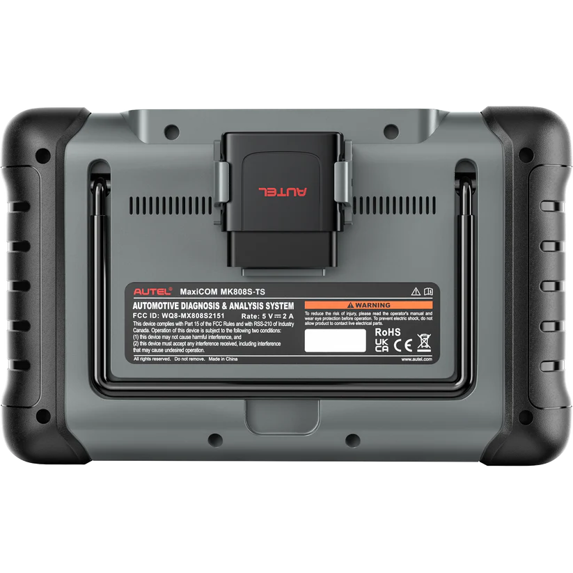 Autel MaxiCOM MK808S-TS OBD2 scanner with bidirectional testing, 28 services, 150 brands, TPMS programming