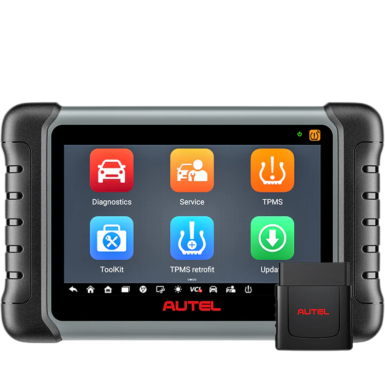 Autel MaxiCOM MK808S-TS OBD2 scanner with bidirectional testing, 28 services, 150 brands, TPMS programming