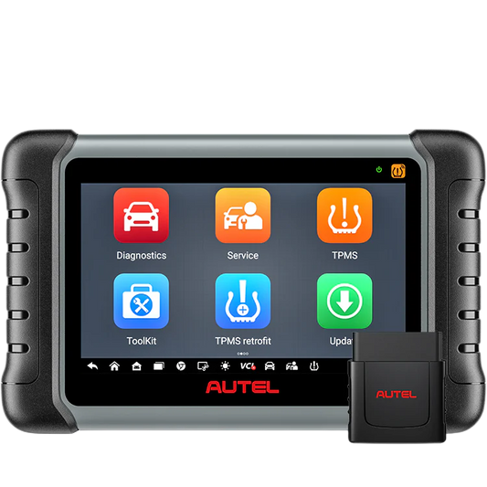 Autel MaxiCOM MK808S-TS OBD2 scanner with bidirectional testing, 28 services, 150 brands, TPMS programming