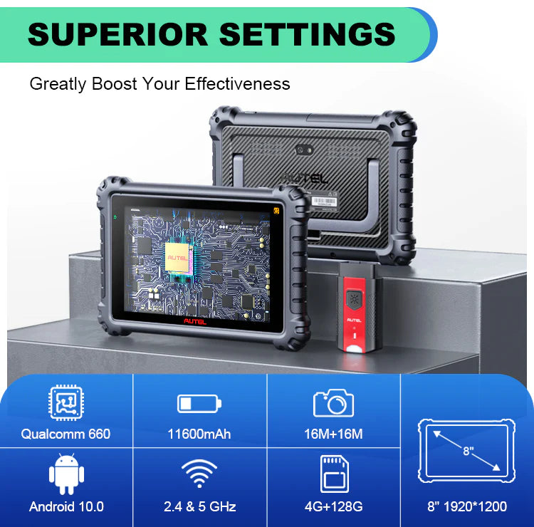 Autel MaxiCOM MK906 PRO-TS, Full TPMS & ECU Coding, Bidirectional Scan Tool, 3000+ Active Tests, 36+ Services