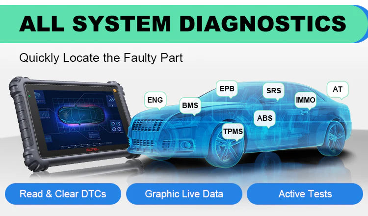 Autel MaxiCOM MK906 PRO-TS, Full TPMS & ECU Coding, Bidirectional Scan Tool, 3000+ Active Tests, 36+ Services