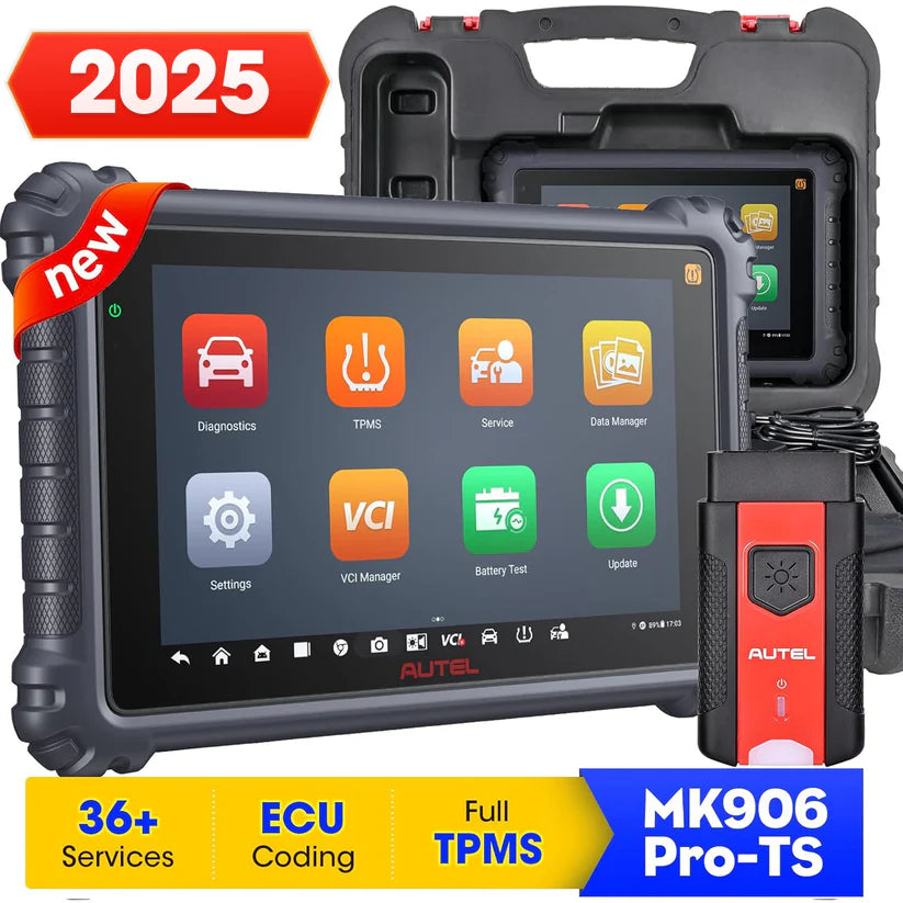 Autel MaxiCOM MK906 PRO-TS, Full TPMS & ECU Coding, Bidirectional Scan Tool, 3000+ Active Tests, 36+ Services