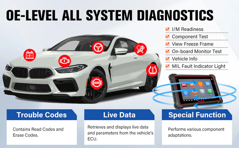 Autel MaxiPRO MP900BT KIT Scanner + Autel PS100 or Autel MV105S for free