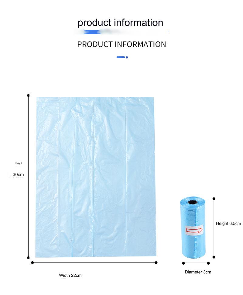 Pet Supplies New Pet Garbage Bag With Distributor Paper Card Pet Pick-up Bag Shit Bag