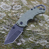 Outdoor Cutter Camping Survival Stainless Steel Folding Knife 8750 Three-color 8CR All-steel Multifunctional Knife