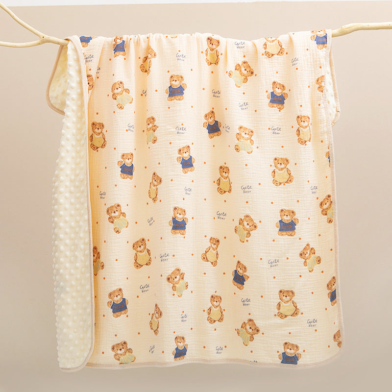 Baby Class A Crepe Doudou Velvet Blanket