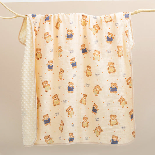Baby Class A Crepe Doudou Velvet Blanket