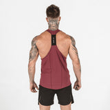 Muscle Fitness Men's Brothers Summer Sports Leisure Elastic Quick-drying Blank Light Board Logo-free Stitching Vest