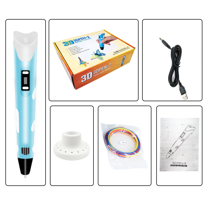3D Printing Pen High Temperature Three-dimensional Painting Pen 3D Pen