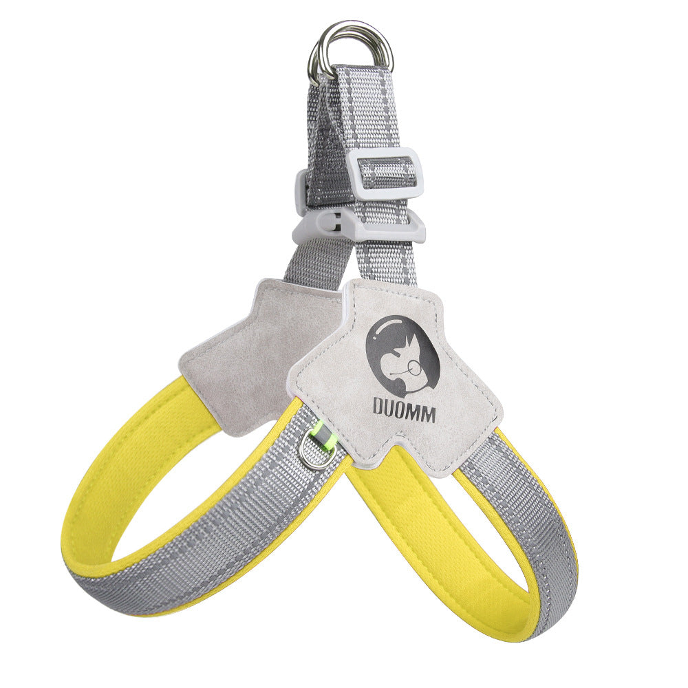 New Dog Chest Strap Saddle Pet Chest Strap Breathable Reflective Dog Strap Pet Leash