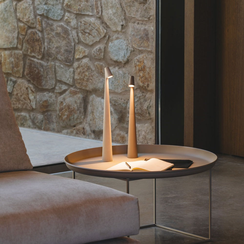 2Pcs Fashion Ins Wind Light Luxury Original Vibi Wireless Touch Charging Creative Atmosphere Value Restaurant Camping USB Desk Lamp