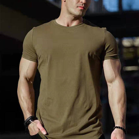 New Loose Light Board Sports Running Leisure Short Sleeve Summer Sports Fitness Men's T-shirt