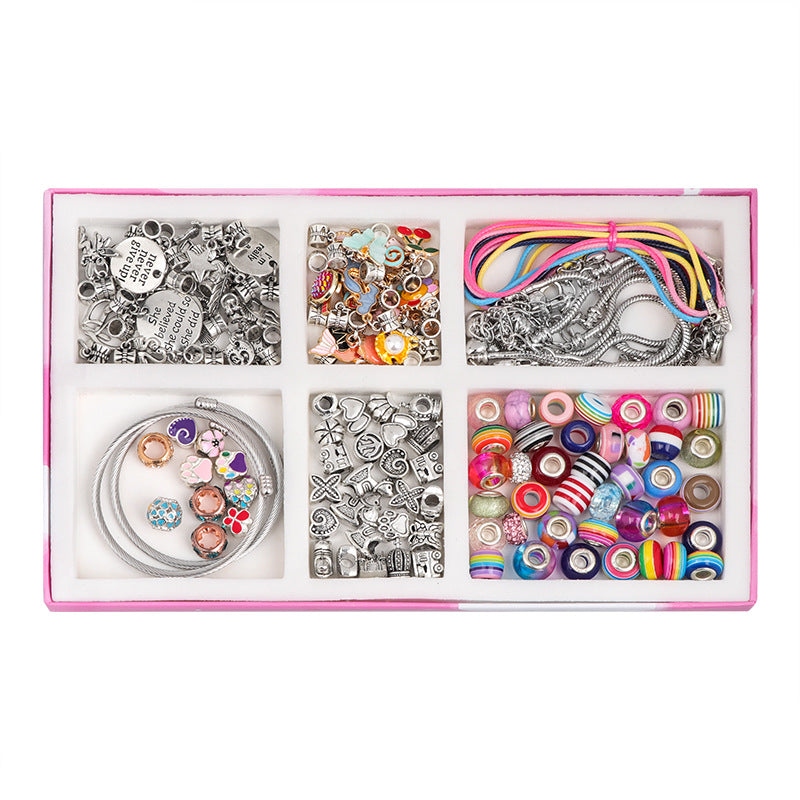 Children's DIY Bracelet Set Unicorn Cute Jewelry Panjia Beads  1.75cm Box Height