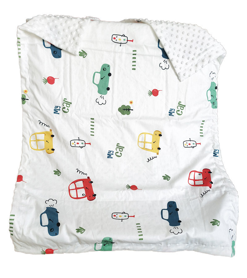 Twill Cotton Baby Bean Blanket Double Layer