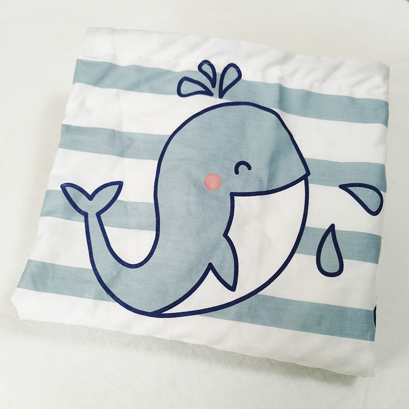 Twill Cotton Baby Bean Blanket Double Layer