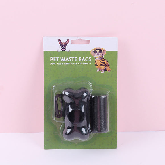 Pet Supplies New Pet Garbage Bag With Distributor Paper Card Pet Pick-up Bag Shit Bag