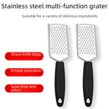 Stainless Steel Grater Cheese Grater Garlic Grater Cheese Grater Knife Multi-function Shredder Kitchen Tools