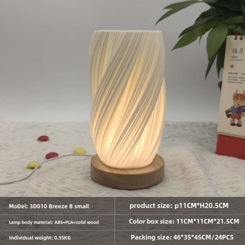 Nordic Girl Bedroom Bedside Decorative Table Lamp USB Dimming Eye Protection Night Light Creative Atmosphere Lamp