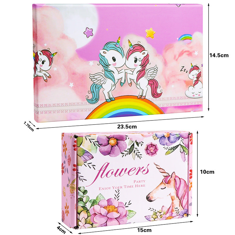 Children's DIY Bracelet Set Unicorn Cute Jewelry Panjia Beads  1.75cm Box Height