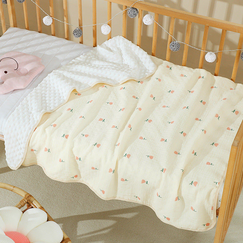 Baby Class A Crepe Doudou Velvet Blanket