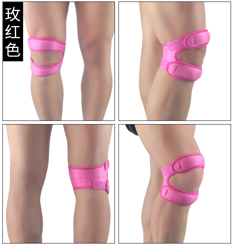 Patella Belt Sports Kneecap Cover Shock Absorption Pressure Leggings Outdoor Basketball Football Mountaineering Riding Fitness Protective Gear
