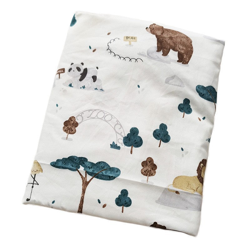 Twill Cotton Baby Bean Blanket Double Layer