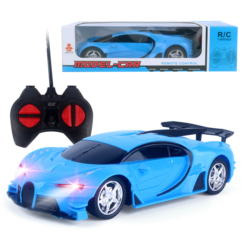 Children's Remote Control Car 1:18 Simulation Four-way Remote Control Sports Car Children's Electric Toy Car