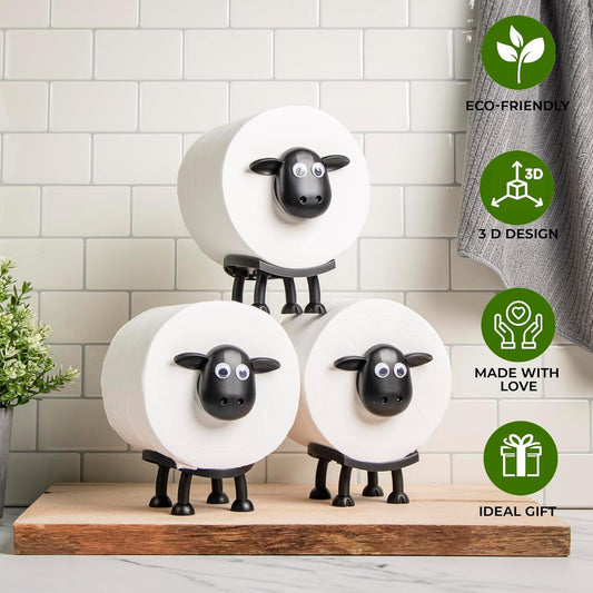 Sheep Toilet Roll Holder Funny Sheep Toilet Paper Holder Home Creative Roll Paper Holder