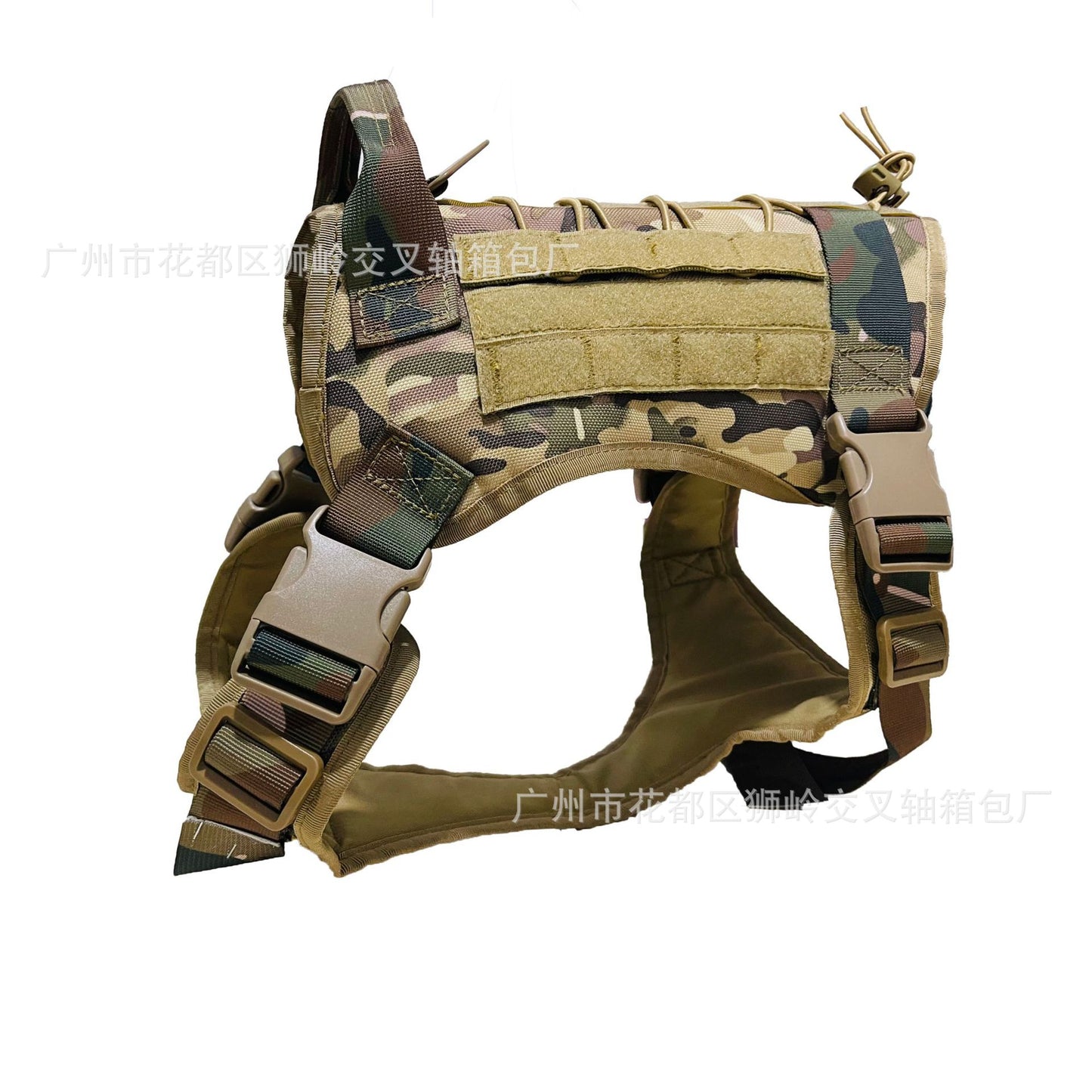 Tactical large dog vest dog patrol equipment pet dog clothes K9 chest strap
