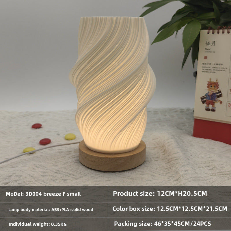 Nordic Girl Bedroom Bedside Decorative Table Lamp USB Dimming Eye Protection Night Light Creative Atmosphere Lamp