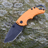 Outdoor Cutter Camping Survival Stainless Steel Folding Knife 8750 Three-color 8CR All-steel Multifunctional Knife