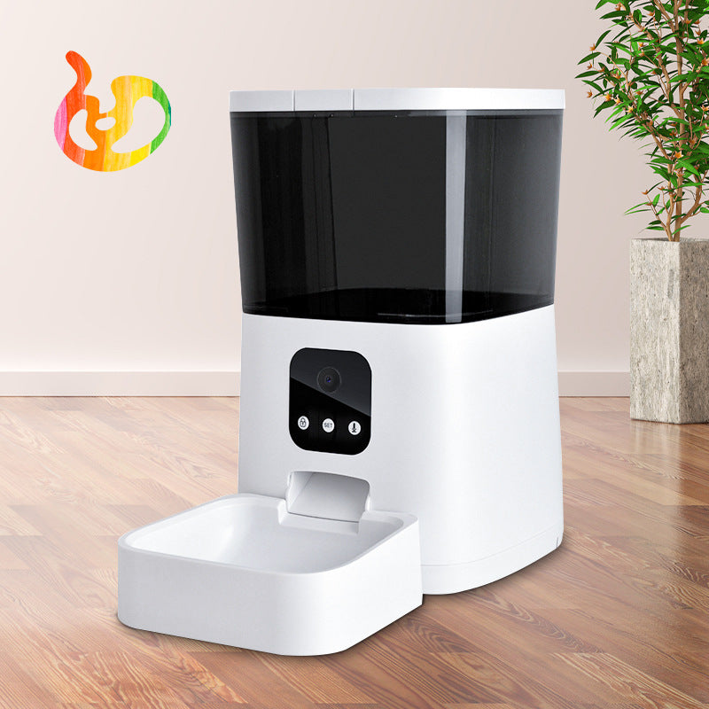 Smart Automatic Pet Feeder – Wi-Fi, Timer & Optional Camera