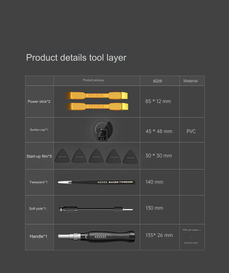 145-piece Screwdriver Set JM-8183 Mobile Phone Computer Game Console Repair Tool Combination Screwdriver Boxed