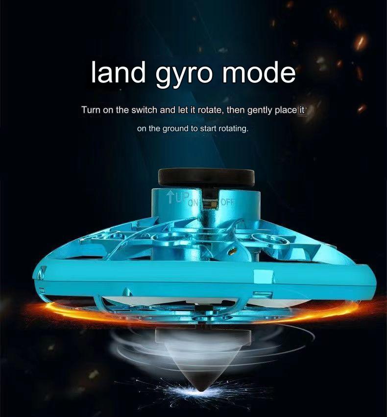 Fingertip Gyro Glowing Gyroscope Sensor Set Black Technology Plastic Suspended Ball Artifact Decompression Toy