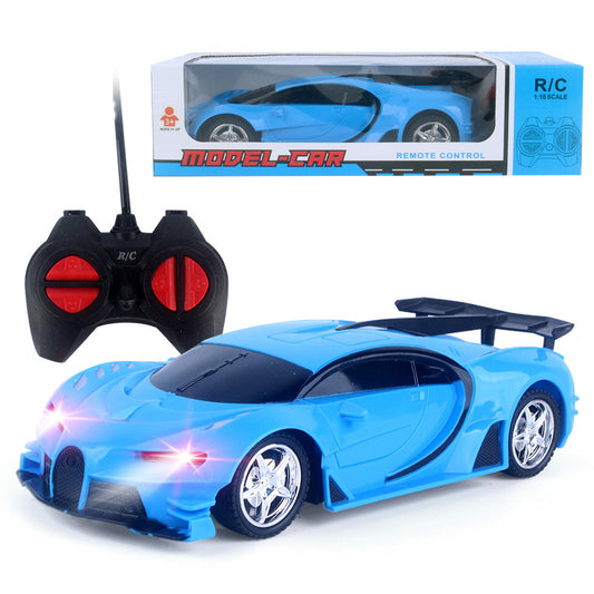 Children's Remote Control Car 1:18 Simulation Four-way Remote Control Sports Car Children's Electric Toy Car