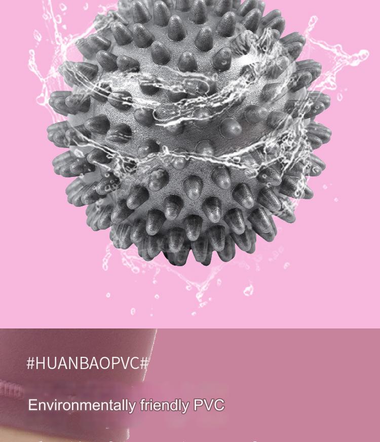 7.5cm PVC Thorn Ball Acupoint Massage Ball Grip Ball Tip Nail Fascia Yoga Ball Fitness Ball Hedgehog Ball