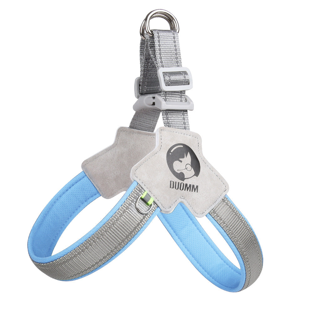 New Dog Chest Strap Saddle Pet Chest Strap Breathable Reflective Dog Strap Pet Leash