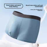 Spring And Summer Men's Underwear Cotton Graphene Antibacterial Crotch Waist Comfortable Breathable Cotton High Elastic Men's Boxer Shorts