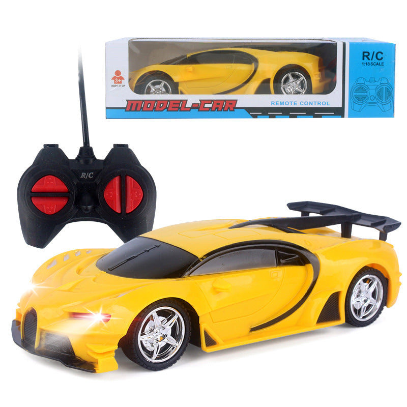 Children's Remote Control Car 1:18 Simulation Four-way Remote Control Sports Car Children's Electric Toy Car