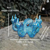 5Pcs Octopus Luminous Decoration Design Home Spoof Garden Decoration Design Octopus