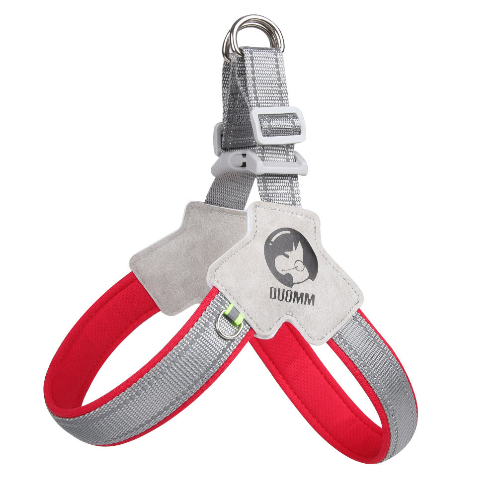 New Dog Chest Strap Saddle Pet Chest Strap Breathable Reflective Dog Strap Pet Leash