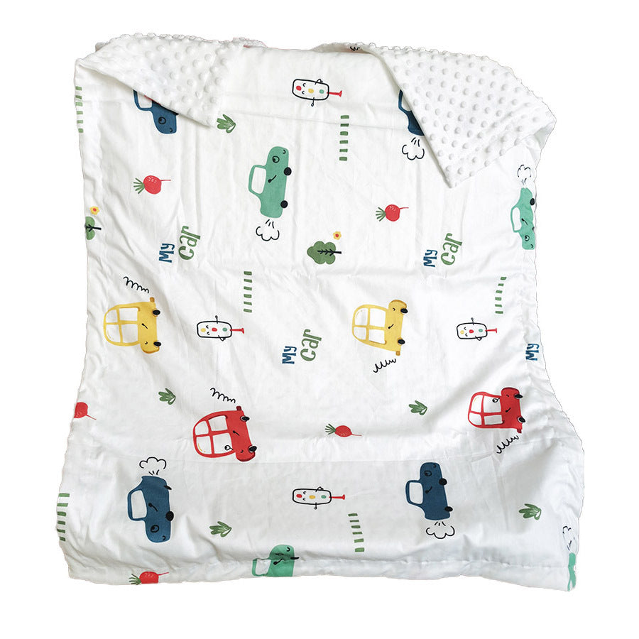 Twill Cotton Baby Bean Blanket Double Layer