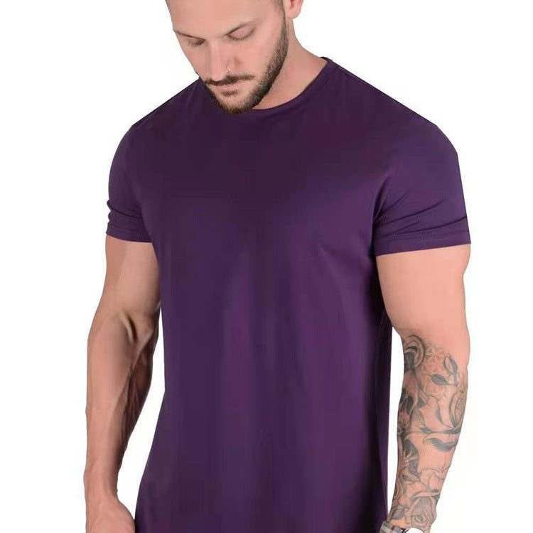 New Loose Light Board Sports Running Leisure Short Sleeve Summer Sports Fitness Men's T-shirt