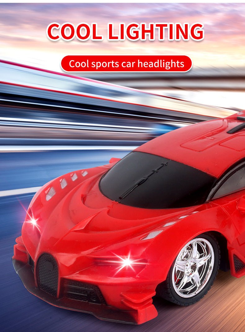Children's Remote Control Car 1:18 Simulation Four-way Remote Control Sports Car Children's Electric Toy Car