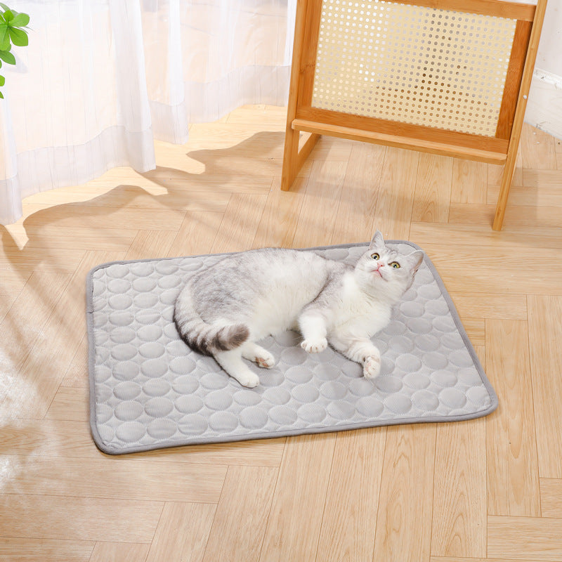 Pet Summer Ice Silk Mat Cooling Sleeping Mat Pet Sofa Mat Floor Mat Dog Ice Mat Spring And Summer Cat Cool Mat