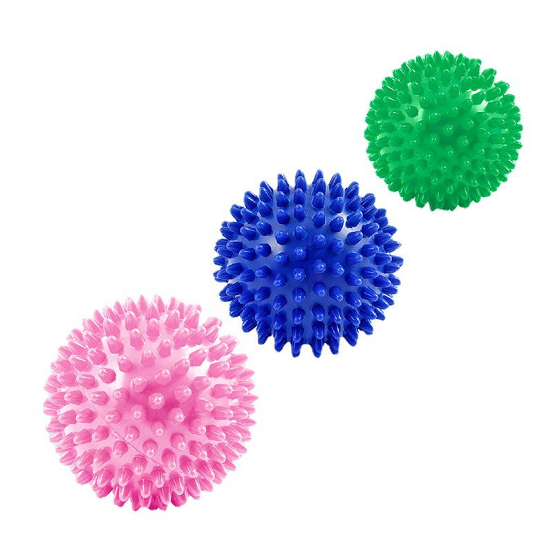 7.5cm PVC Thorn Ball Acupoint Massage Ball Grip Ball Tip Nail Fascia Yoga Ball Fitness Ball Hedgehog Ball
