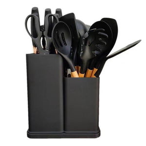 New In Stock Silicone Spatula Spoon 19 Piece Set Non-stick Silicone Spatula Household Silicone Kitchenware Knife Suit