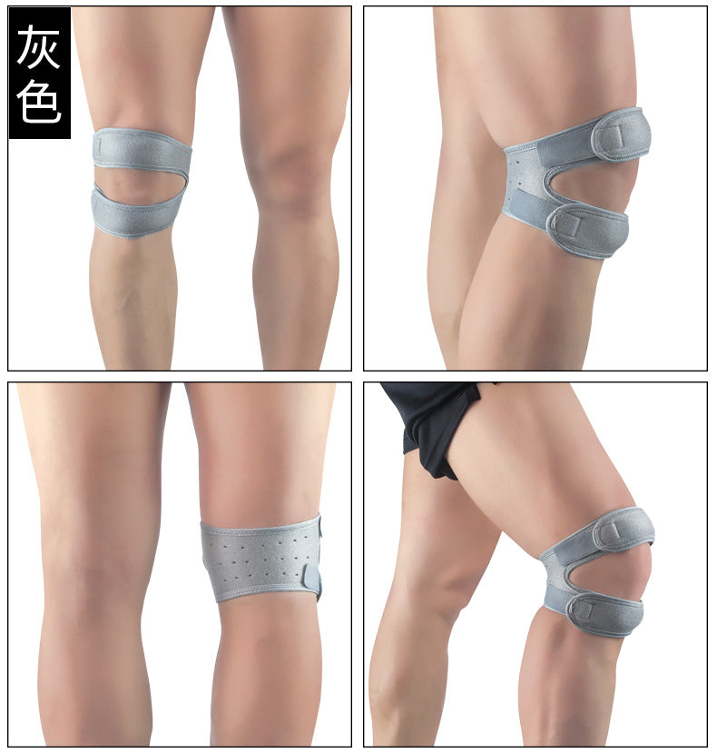Patella Belt Sports Kneecap Cover Shock Absorption Pressure Leggings Outdoor Basketball Football Mountaineering Riding Fitness Protective Gear